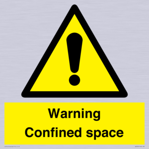 Warning Confined space